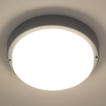 Okrągła lampa ścienno sufitowa LED 18W IP54 KLASTO 18W szara