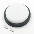 Okrągła lampa ścienno sufitowa LED 18W IP54 KLASTO 18W szara