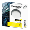 Okrągła lampa ścienno sufitowa LED 18W IP54 KLASTO 18W szara