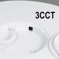 Lampa sufitowa plafon LED 18W CCT IP40 KAMI SLIM biały