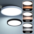 Lampa sufitowa plafon LED 24W CCT IP40 KAMI SLIM biały