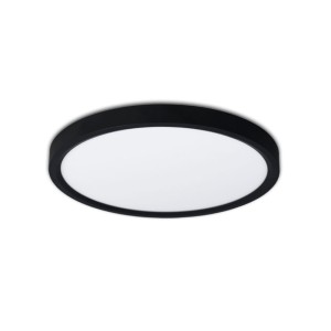 Lampa sufitowa plafon LED 18W CCT IP40 KAMI SLIM czarny