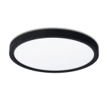 Lampa sufitowa plafon LED 24W CCT IP40 KAMI SLIM czarny