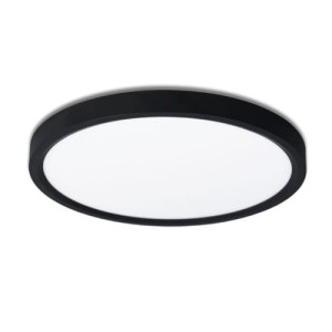 Lampa sufitowa plafon LED 24W CCT IP40 KAMI SLIM czarny