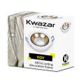 Zestaw 1x Oprawa sufitowa wpuszczana biało czarna FOY + GU10 7W 4000K