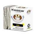 Zestaw 1x Oprawa sufitowa wpuszczana biało złota FOY + GU10 7W 4000K