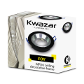 Oprawa sufitowa do zabudowy wpuszczana czarno srebrna FOY