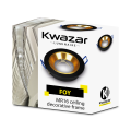 Zestaw 1x Oprawa sufitowa wpuszczana czarno złota FOY + GU10 7W 4000K