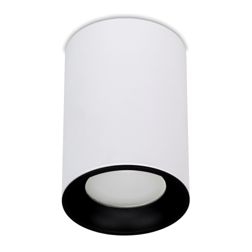 Spot sufitowy tuba VAX  1xGU10 biały czarny