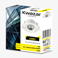 Lampa LED downlight wpuszczana KARO 7W średnica 9cm IP20 biała CCT