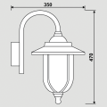 Lampa ścienna PORTO IP44 E27 max 100W