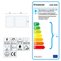 Kinkiet ścienny lampa ogrodowa GU10 IP44 1188 czarna
