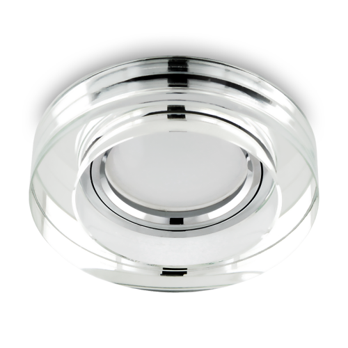 Oprawa wpuszczana stropowa okrągła KOB49 przezroczysta