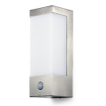 Kinkiet ogrodowy z czujnikiem COSMO-S 1xE27 IP44 inox 