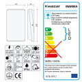 Zewnętrzny kinkiet ścienny LED IP54 0573 9W