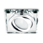 Oprawa wpuszczana kwadrat KOB51 przeźroczysta