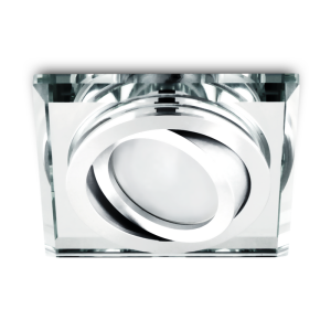 Oprawa wpuszczana kwadrat KOB51 przeźroczysta