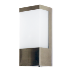 Zewnętrzny kinkiet ścienny stal nierdzewna IP44 COSMO inox