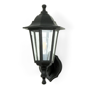 Lampa ścienna ERANO-A IP44 E27 max 60W czarna