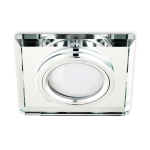 Oprawa sufitowa wpuszczana stała KOB27 przeźroczysta