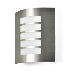 Lampa ścienna AREK E27 IP44 satyna nikiel 