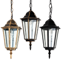 Wisząca lampa ogrodowa IP44 E27 KB04105 czarna