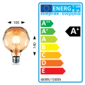 Żarówka EDISON vintage E27 - duży gwint 6W  biała ciepła DL-12