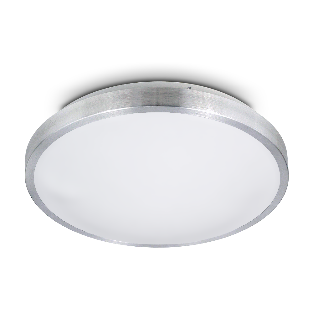 WYPRZEDAŻ Lampa sufitowa okrągła LED 18W OWEN srebrny