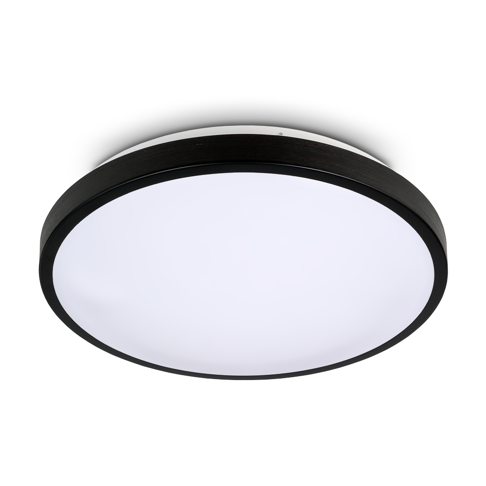 WYPRZEDAŻ Lampa sufitowa okrągła LED 18W OWEN czarna