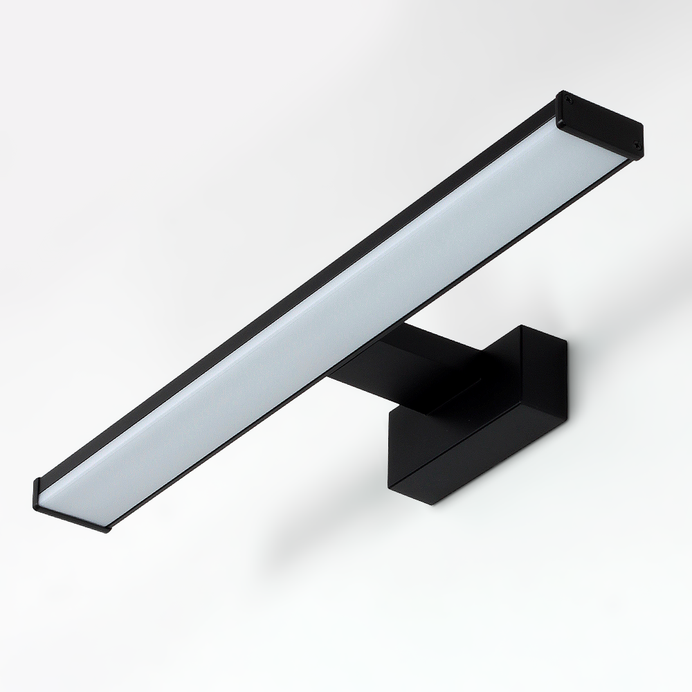 WYPRZEDAŻ Lampa LED nad lustro 8W IP44 DENIS B czarna