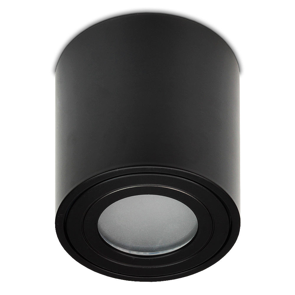 WYPRZEDAŻ Lampa sufitowa tuba IP44 1xGU10  AQUA czarna